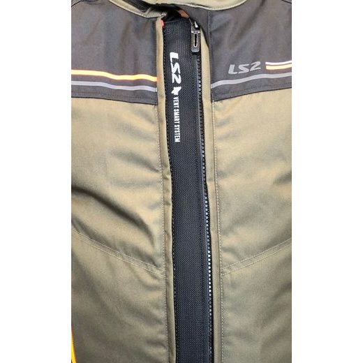 LS2 BUNDA SHADOW KHAKI/BLACK/H-V ORANGE