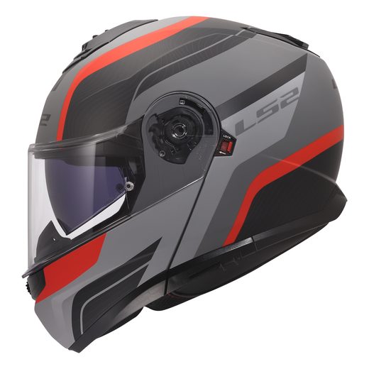 LS2 HELMETS LS2 FF908 STROBE II MONZA BLACK GREY RED-06