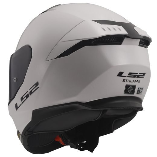 LS2 HELMETS LS2 FF808 STREAM II GLOSS WHITE-06 3XL