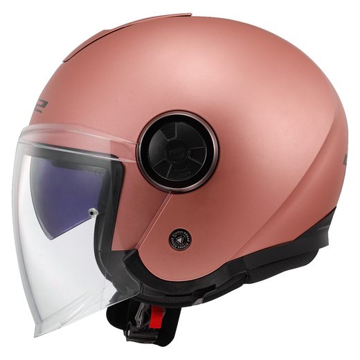 LS2 HELMETS LS2 OF620 CLASSY SOLID MATT GOLD PINK-06