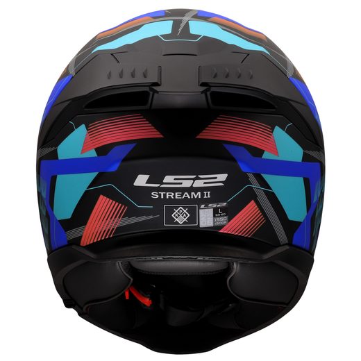 LS2 HELMETS LS2 FF808 STREAM II MIKA BLACK BLUE-06