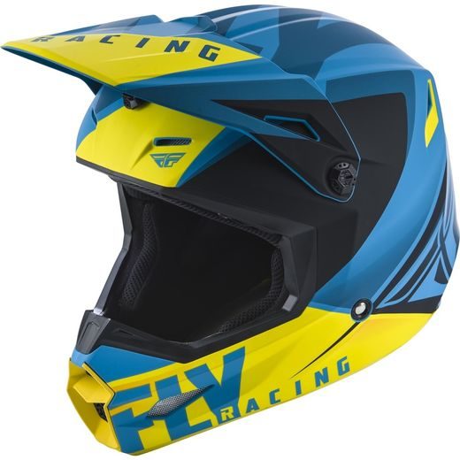 FLY-RACING PŘILBA ELITE VIGILANT MATT BLUE/BLACK/YELLOW