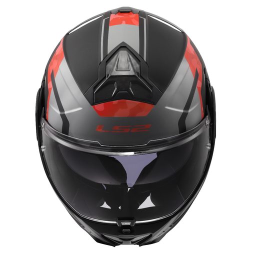 LS2 HELMETS LS2 FF910 ADVANT II GLIDE BLACK GREY RED