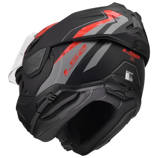 LS2 HELMETS LS2 FF910 ADVANT II GLIDE BLACK GREY RED