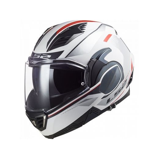 LS2 HELMETS LS2 FF900 VALIANT II HUB GLOSS WHITE SILVER