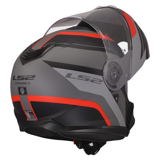 LS2 HELMETS LS2 FF908 STROBE II MONZA BLACK GREY RED-06