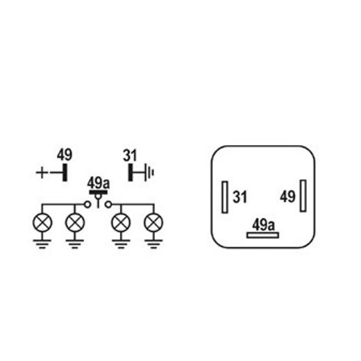 BB PŘERUŠOVAČ SMĚROVÝCH SVĚTEL 12V/120W