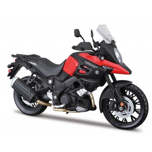 MAISTO SUZUKI V-STROM BLK/RED 1:12