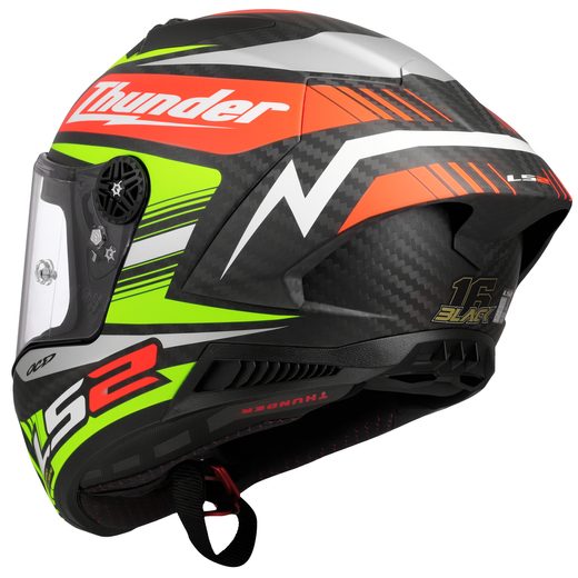 LS2 HELMETS LS2 FF805 THUNDER GP AERO REPLICA BLACK-06