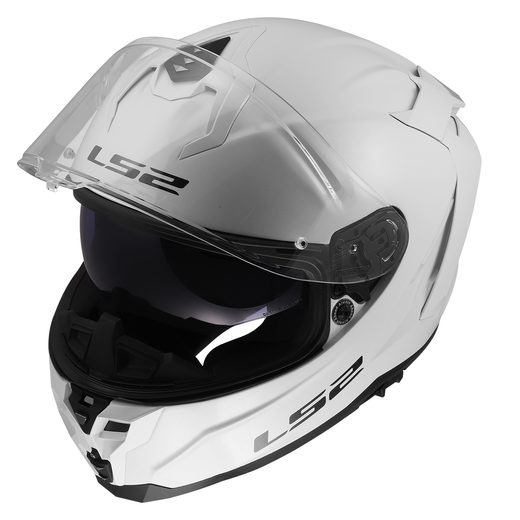 LS2 HELMETS LS2 FF817 CHALLENGER II SOLID WHITE