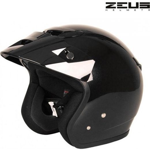ZEUS PŘILBA ZS-381 GLOSS BLACK