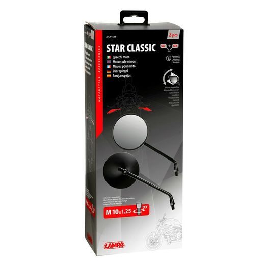LAMPA ZRCÁTKA STAR CLASSIC 91633 BLACK 2KS