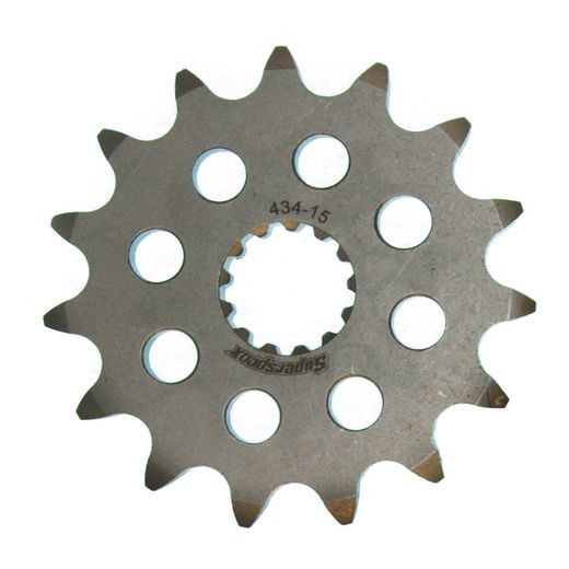 ŘETĚZOVÁ SADA EK - STŘÍBRNÝ ŘETĚZ 520 DEX, X-KROUŽEK, KOLEČKO SUPERSPROX, ROZETA SUPERSPROX PRO SUZUKI VL 250 INTRUDER 2000-2004