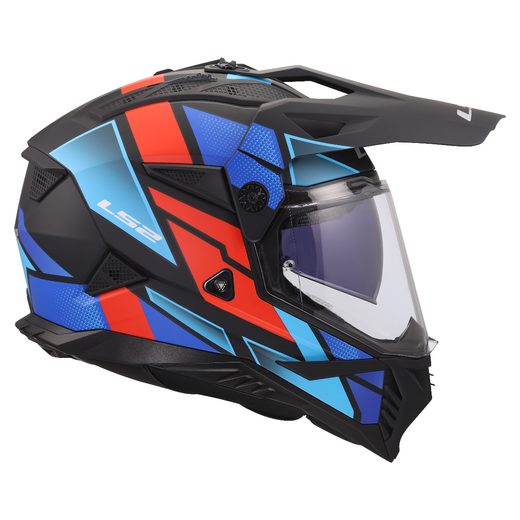 LS2 HELMETS LS2 MX702 PIONEER II BLOCK BLACK RED BLUE-06