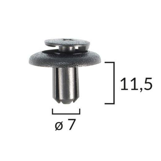 ROMIX PLASTOVÝ NÝT / PŘÍCHYTKA ČALOUNĚNÍ B22063 1KS