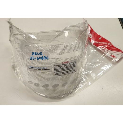ZEUS PLEXI, HLEDÍ, ŠTÍT - ZS608A CLEAR