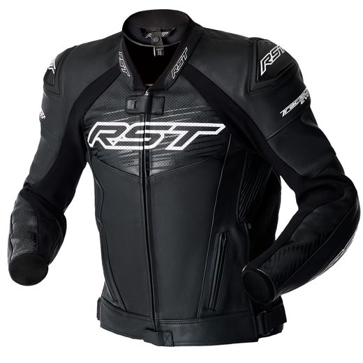 RST BUNDA 3635 TRACTECH EVO D3O LEATHER BLACK/WHITE