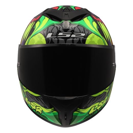 LS2 HELMETS LS2 FF820 RAPID III LYCANT PURPLE GREEN