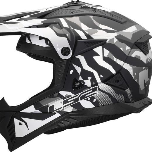 LS2 HELMETS LS2 MX708 FAST II GROTESK BLACK GREY-06