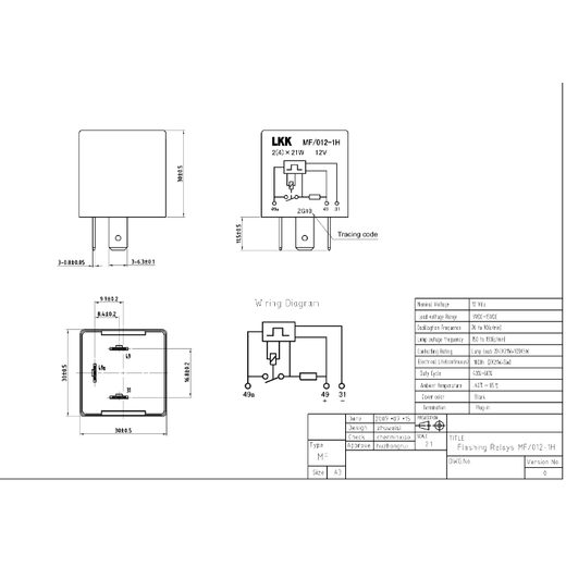 BB PŘERUŠOVAČ SMĚROVÝCH SVĚTEL 12V/120W