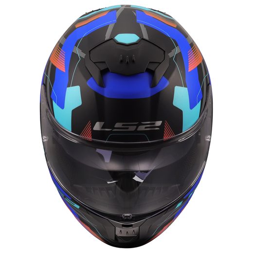 LS2 HELMETS LS2 FF808 STREAM II MIKA BLACK BLUE-06