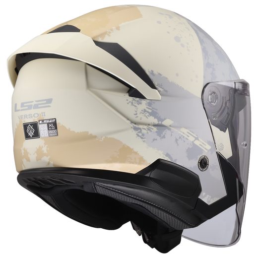 LS2 HELMETS LS2 OF618 VERSO II AQUA IVORY