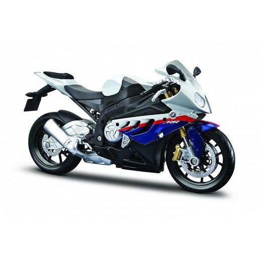 MAISTO BMW S 1000 RR WHITE/RED/BLUE 1:12