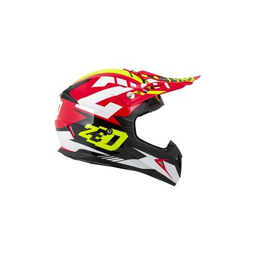 ZED PŘILBA DĚTSKÁ X1.9D TARGA RED/YELLOW FLUO/BLACK/WHITE