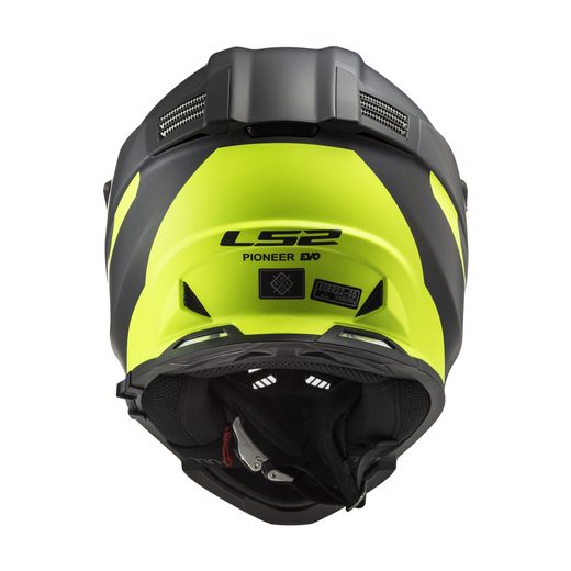 LS2 PŘILBA MX436 PIONEER EVO ROUTER H-V MATT BLK/YELLOW