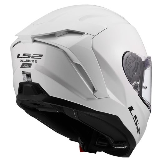 LS2 HELMETS LS2 FF817 CHALLENGER II SOLID WHITE
