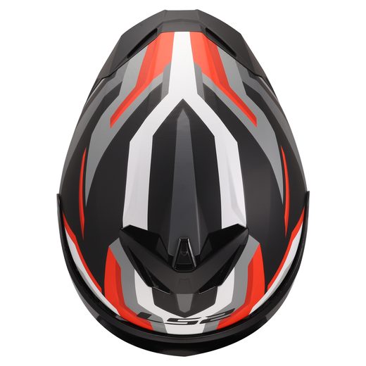 LS2 HELMETS LS2 FF820 RAPID III HYPER BLACK RED