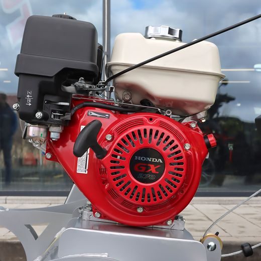 SHARK ACCESSORIES SHARK ATV ČELNÍ MULČOVAČ 100CM S MOTOREM HONDA GX 270, STŘÍBRNÁ BARVA