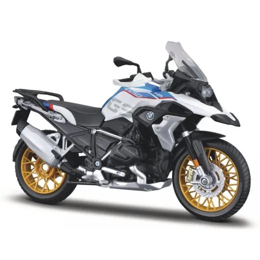 MAISTO BMW R1250 GS WHI/BLUE 1:12