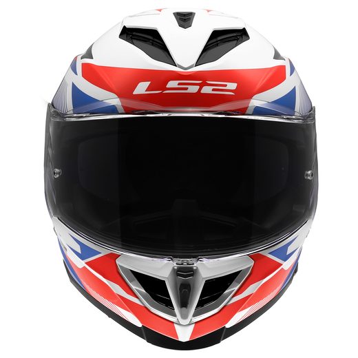 LS2 HELMETS LS2 FF818 STORM III KOMAI WHITE BLUE RED