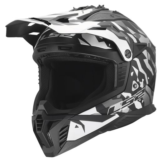LS2 HELMETS LS2 MX708 FAST II GROTESK BLACK GREY-06