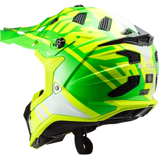 LS2 HELMETS LS2 MX700 SUBVERTER GAMMAX GL.H-V YELLOW GREEN