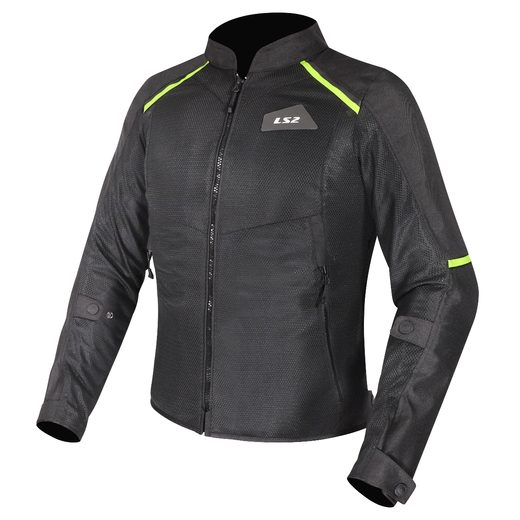 LS2 HELMETS LS2 BREEZE LADY JACKET BLACK YELLOW