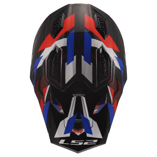 LS2 HELMETS LS2 MX703 X-FORCE PHANTOM WHITE BLUE RED-06