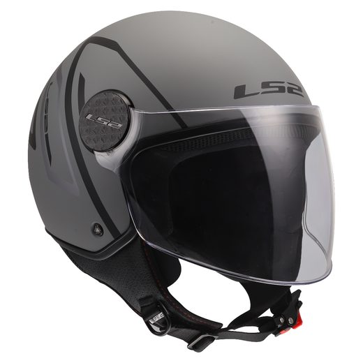 LS2 HELMETS LS2 OF558 SPHERE LUX II MINIM BLACK GREY-06