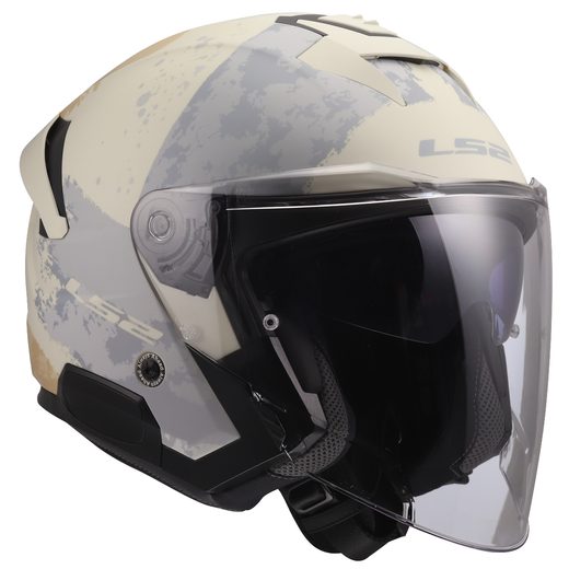 LS2 HELMETS LS2 OF618 VERSO II AQUA IVORY