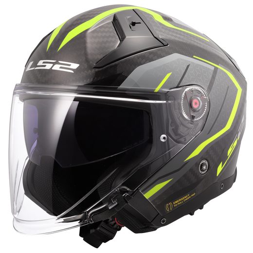LS2 HELMETS LS2 OF603 INFINITY II C URUS H-VIS YELLOW-06