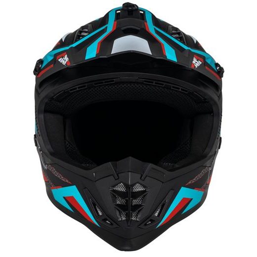 CROSS HELMET IXS IXS363 2.0 X12045 BLACK MATT-PETROL-RED M