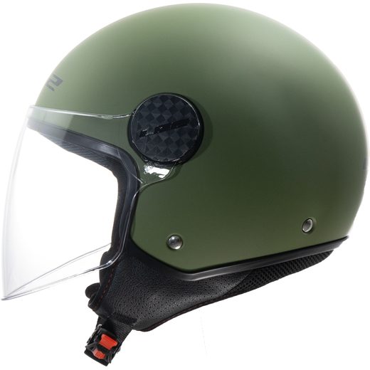 LS2 HELMETS LS2 OF558 SPHERE II SOLID MATT MILITARY GREEN-06