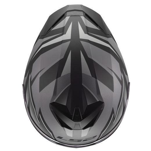 LS2 HELMETS LS2 FF820 RAPID III XTREM BLACK GREY