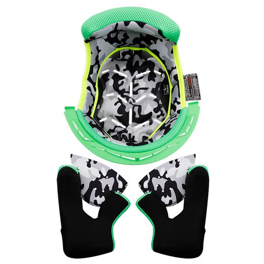 LS2 HELMETS LS2 LINER MX437 EVO GREEN