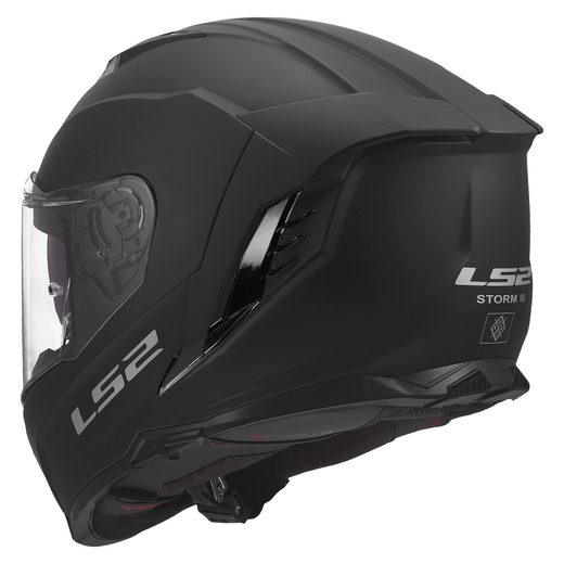 LS2 HELMETS LS2 FF818 STORM III SOLID MATT BLACK