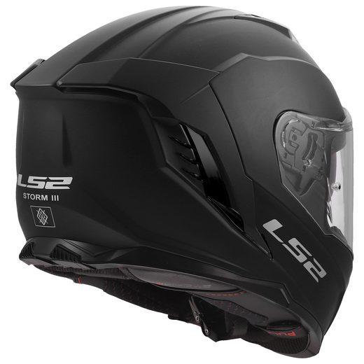 LS2 HELMETS LS2 FF818 STORM III SOLID MATT BLACK