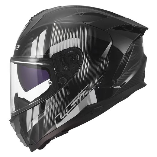 LS2 HELMETS LS2 FF817 CHALLENGER II NITRO BLACK GREY
