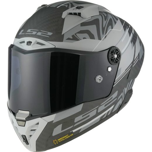 LS2 HELMETS LS2 FF805 THUNDER C GP AERO POLAR M.BLACK-06