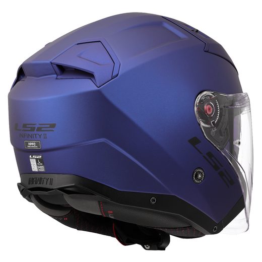 LS2 HELMETS LS2 OF603 INFINITY II SOLID NAVY BLUE-06